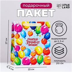 Пакет ламинированный вертикальный "Мечты сбываются", 23 х 27 х 11,5 см