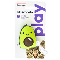 Игрушка Petstages Dental "Авокадо" для кошек, с кошачьей мятой, 15 см