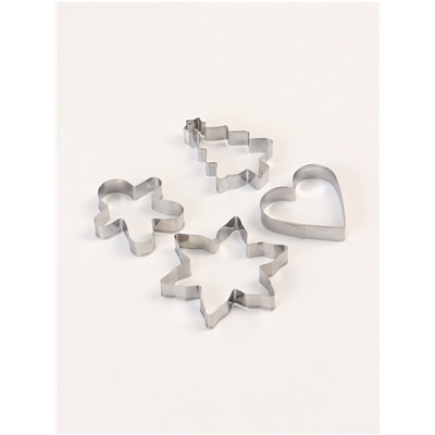 Формы для выпечки новогодние «Классика», 4 шт.