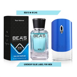 Beas M245 Givenchy Blue Label Men edp 50 ml, Парфюм мужской Beas M245 создан по мотивам аромата Givenchy Blue Label