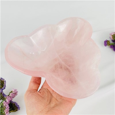 Радуга Самоцветов Чаша из мадагаскарского Розового кварца