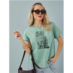 Футболка женская арт. 12722/Kitten