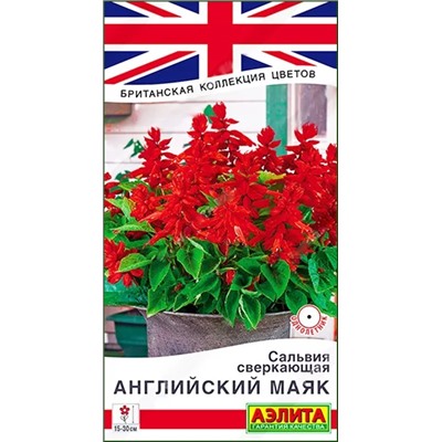 Семена Сальвия сверкающая Английский маяк, арт.: 10910