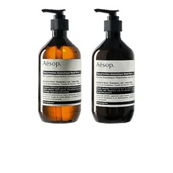 Aesop Resurrection Duet Körperpflegeset Подарочный набор люксовых средств для рук "Воскресенский дуэт": очищение, бальзам