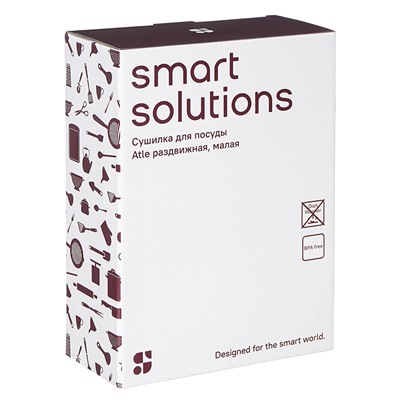 Сушилка для посуды Atle раздвижная малая, серая