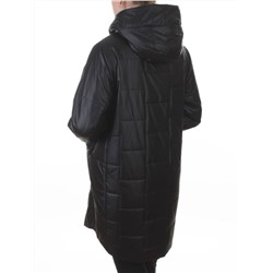 9616 BLACK Куртка демисезонная женская (100 гр. холлофайбер)
