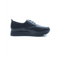 03-5308 BLACK Полуботинки женские (натуральная кожа)