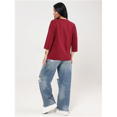 Футболка Хоста бордовый ИвК