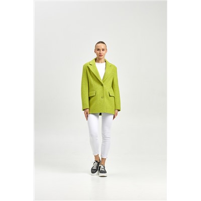 Пальто женское демисезонное 27100 лайм