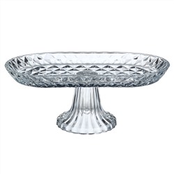 БЛЮДО НА НОЖКЕ ОВАЛЬНОЕ 28*14*12 СМ