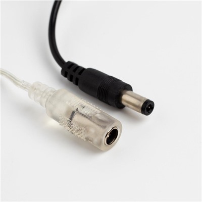 УЦЕНКА Гирлянда «Нить» 10 м роса, IP20, медная нить, 100 LED, свечение белое, 12 В