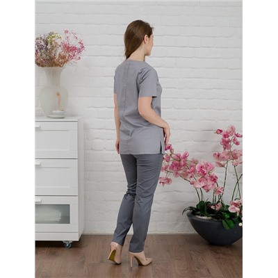 Брюки медицинские женские однотонные М-305-73 Элит-145 / Стрейч