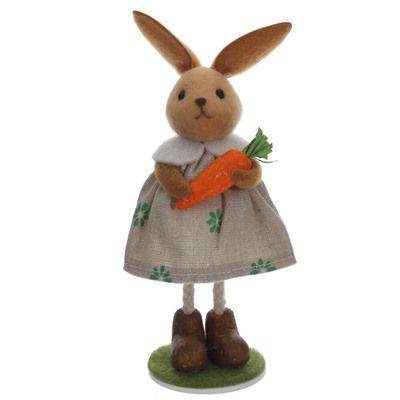 Фигурка декоративная "Зайка" (блок 12шт), L7 W4,5 H16 см, 2в.