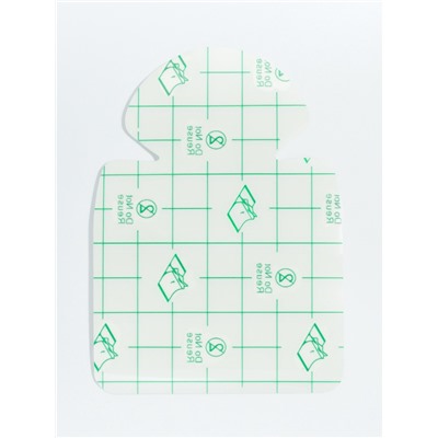 Пластырь для пяток, набор - 2 шт., на клеевой основе, прозрачный