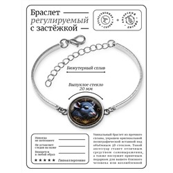 BSI-0029 Браслет металлический Крыса