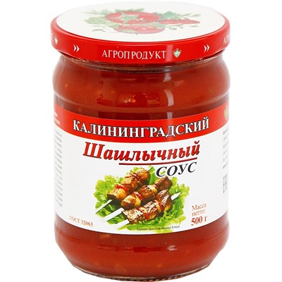 Кетчуп Соус Шашлычный с/б 500 1/6