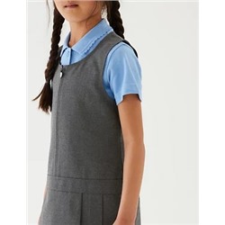 2pk Girls’ Crease Resistant School Pinafores (2-12 Yrs)