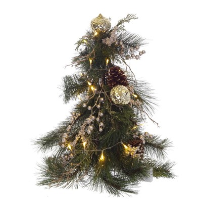 GAEM Изделие декоративное "Елка" с подсветкой, L25 W25 H60 см, (3*АА н/п)