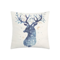 Наволочка декоративная новогодняя «Этель. Олень» 40×40 см