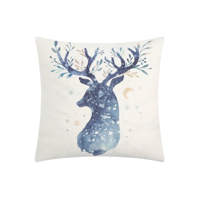 Наволочка декоративная новогодняя «Этель. Олень» 40×40 см