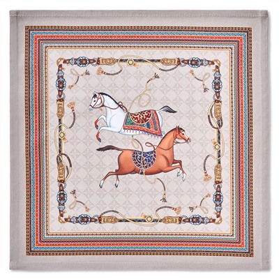 НАБОР САЛФЕТОК  2 ШТ "PASSAGE",40Х40СМ, 100% ХЛОПОК, КАПУЧИНО,ТВИЛ