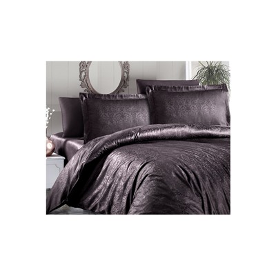 Сатиновое Постельное Белье Евро 2 сп. JACQUARD SATEN First Choice