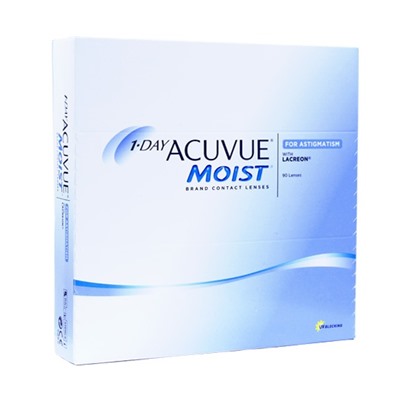 1-Day Acuvue Moist for Astigmatism, 90pk