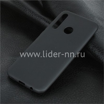 Задняя панель для Huawei Honor 10i Силикон матовый (черная)