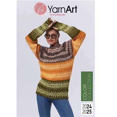 Каталог цветов YarnArt 2024-2025