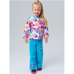 Комплект для девочки: толстовка, брюки
