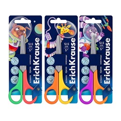 Ножницы детские 12.5 см, ErichKrause FunCut Space Animals, с закруглёнными концами лезвий, МИКС