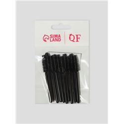 Щёточки для бровей и ресниц «МИНИ», набор - 10 шт., 7 см, чёрные