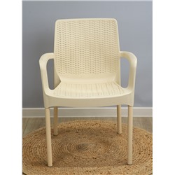 Плетеный стул SHT-ST68/S424-F
                        бежевый / ваниль