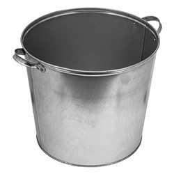 Бак для воды оцинкованный с крышкой (крышка с ручкой) 32 л, без крана