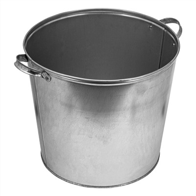 Бак для воды оцинкованный с крышкой (крышка с ручкой) 32 л, без крана