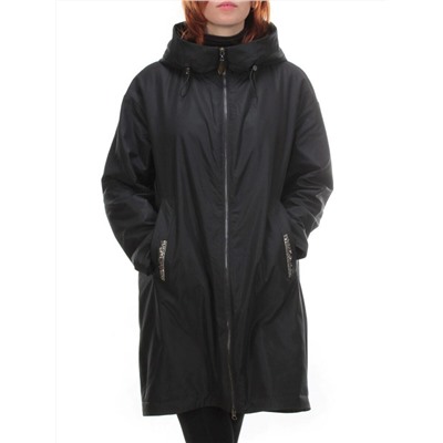 2122 BLACK Куртка демисезонная женская Parten (50 гр. синтепон)