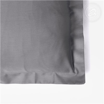 Наволочки (2 шт) из сатина Графит Арт Дизайн