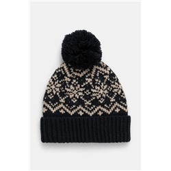 Czapka męska beanie z pomponem kolor multicolor