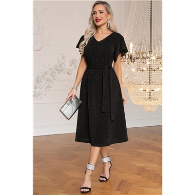 Платье вечернее Мелодия любви (черное) П14494-4М