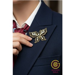 Брошь бабочка с эмалью БР4/12