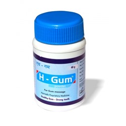 Эйч-Гам: зубной порошок (40 г), H-Gum Powder, произв. BRPL