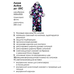 Комбинезон зимний для девочки