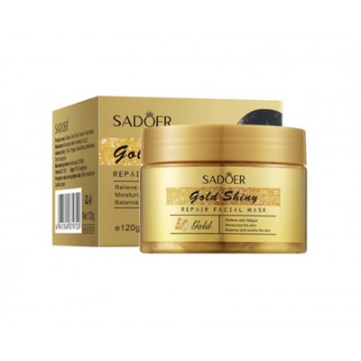 SADOER Ночная несмываемая маска для лица Gold Shiny Repair Mask, 120гр