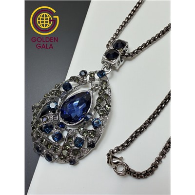 Кулон на толстой цепочке "Женская грация" Арт КШ2130/23