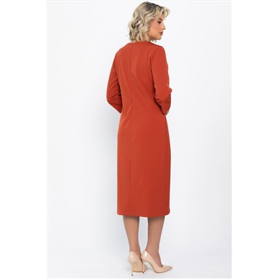 Платье Твоё настроение (оранжевое) П14813-43М