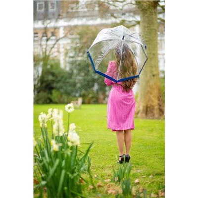 L041-033 Navy (Синий) Зонт женский трость Fulton