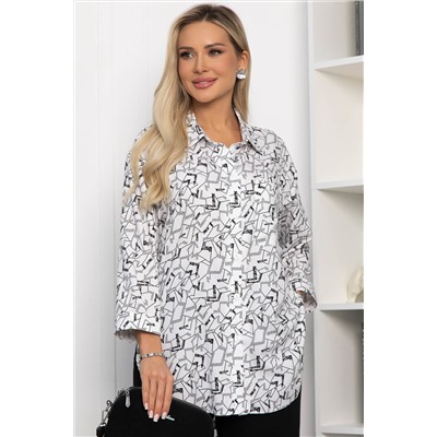 Блуза Твой стиль (черно-белая) Б13793-3М