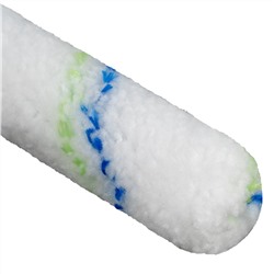 Мини-валик в сборе "Водные краски", 110 мм, ворс 12 мм, D 16 мм, D ручки 6 мм, полиэстер Сибртех