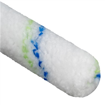 Мини-валик в сборе "Водные краски", 110 мм, ворс 12 мм, D 16 мм, D ручки 6 мм, полиэстер Сибртех