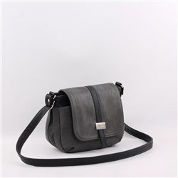 Сумка 106 македония серый+черный ХИТ продаж